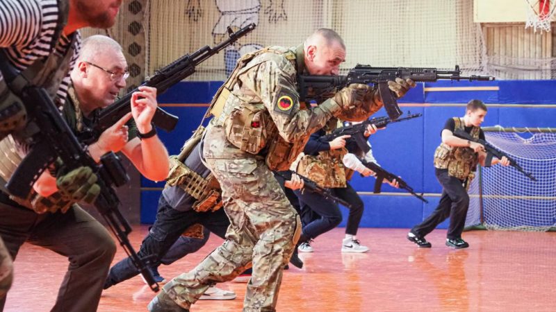 В Рузе прошли занятия по довоенной подготовке