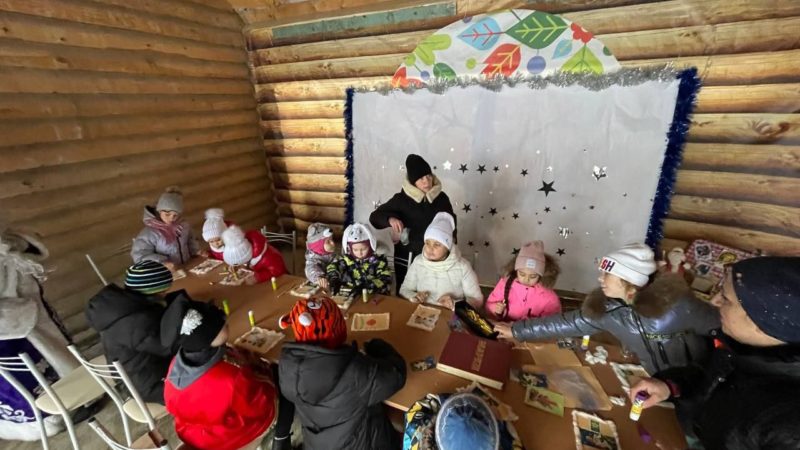 На рузском Городке – новогодняя атрибутика из прошлого