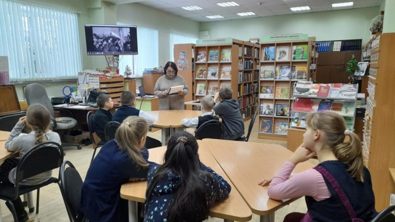 Тучковские школьники участвовали в уроке мужества