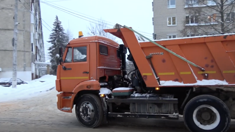 Проверка хода работ по ликвидации последствий снегопада в Рузском округе