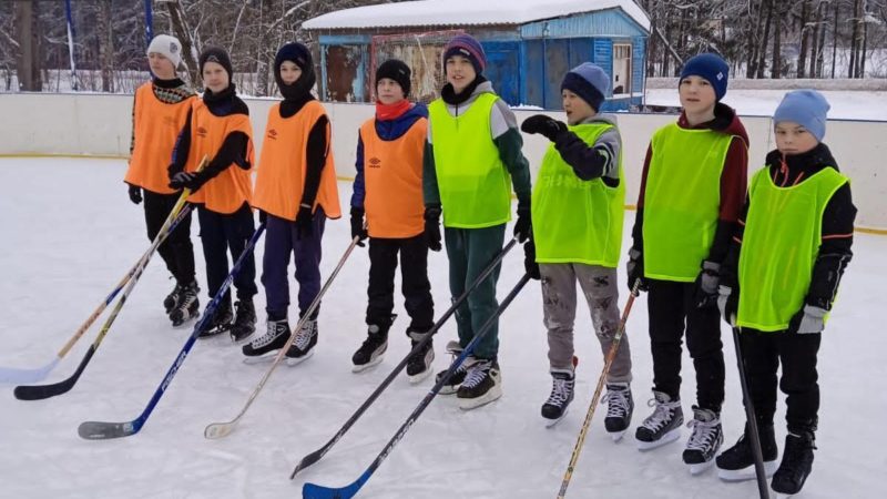В Космодемьянском  соревновались хоккеисты