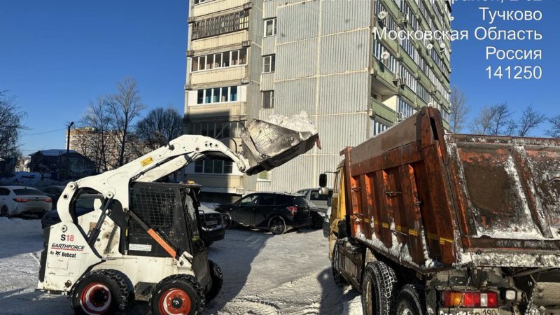 В Рузском округе расчищают территории в населенных пунктах