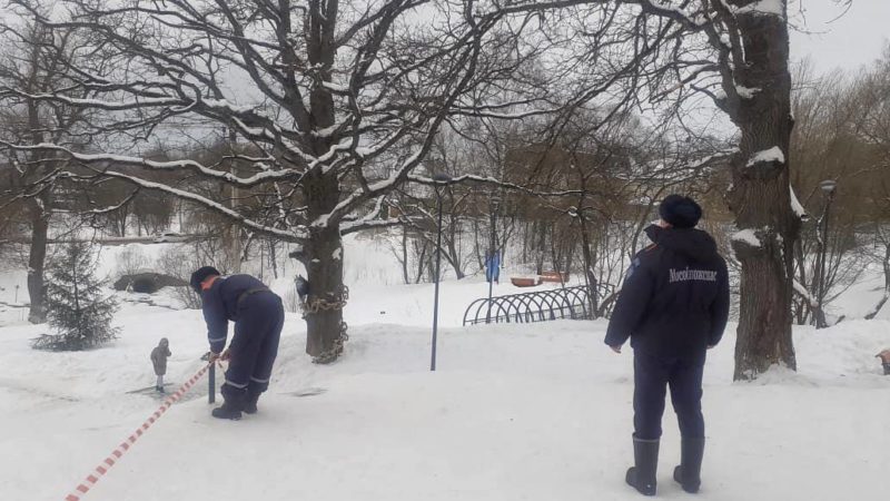 Ружанам — о возможной опасности при спуске с горок