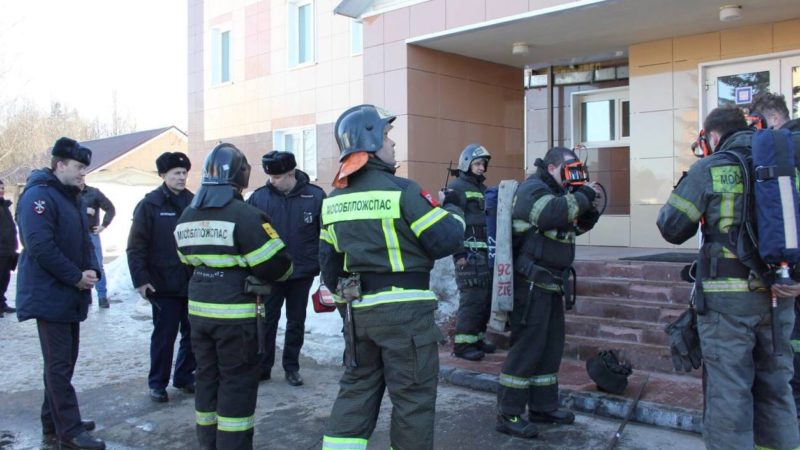 В Рузском округе прошли тренировочные пожарно-тактические учения