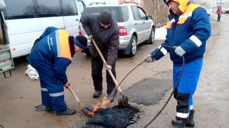 В Рузском округе ликвидируют ямы