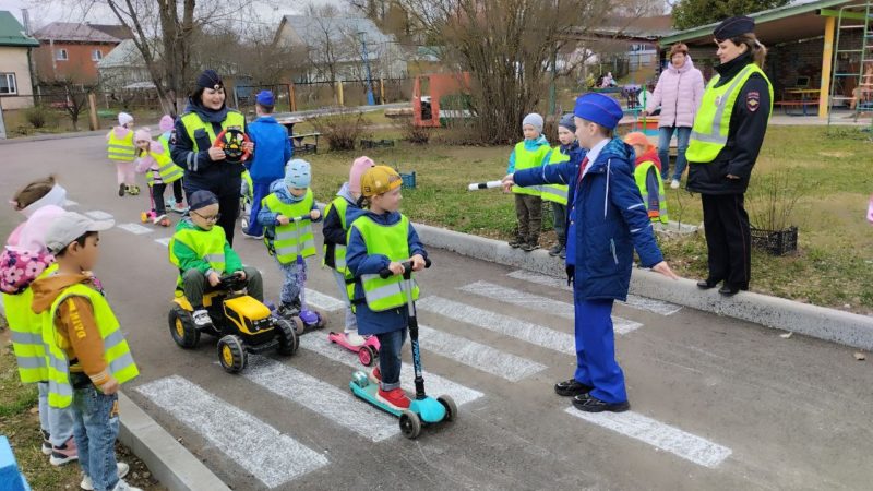 Рузские дошколята осваивали правила дорожного движения