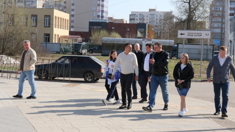В Рузе проверили состояние территорий вблизи Георгиевского пруда