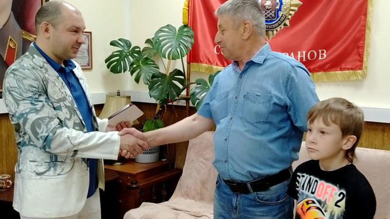 Юбилей отметил бывший начальник Тучковского отдела милиции Александр Антоненков