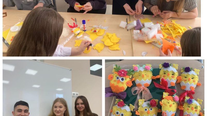 Тучковские школьники подготовили пасхальные подарки