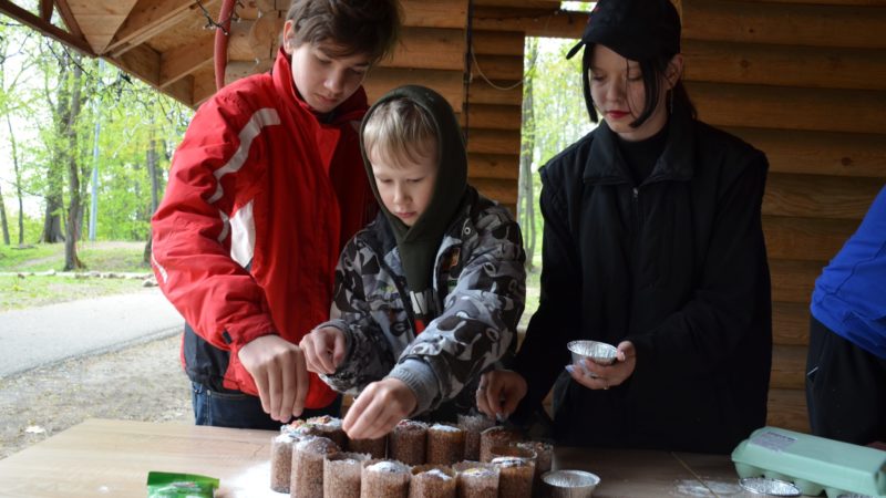 Молодогвардейцы провели мастер-класс на Городке