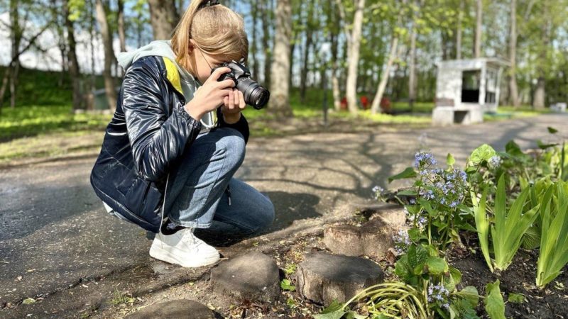 Юные посетители Городка учились фотографировать и танцевать