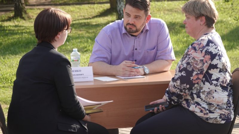 В Колюбакино обсудили вопрос реконструкции сквера «Солнышко»