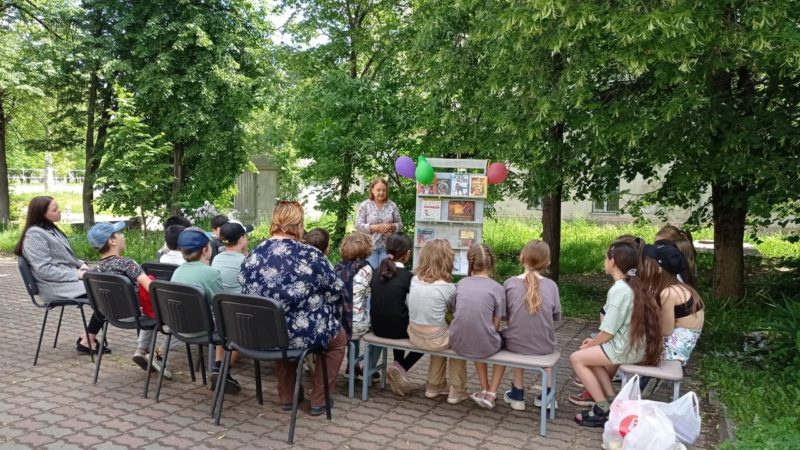 Тучковские школьники встретили книжное лето