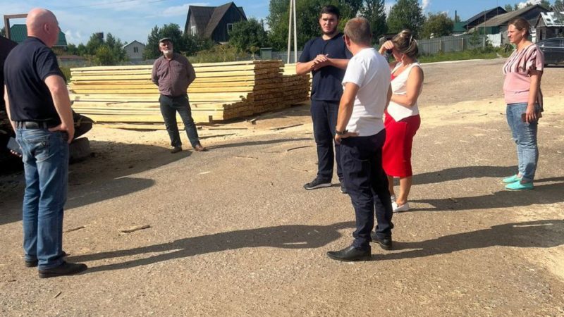 Заместитель главы Рузского городского округа Юлия Евгеньевна провела осмотры действующих деревообрабатывающих предприятий