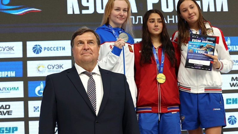 Дарья Рогожинова из Рузы заняла первое место на Кубке России по плаванию
