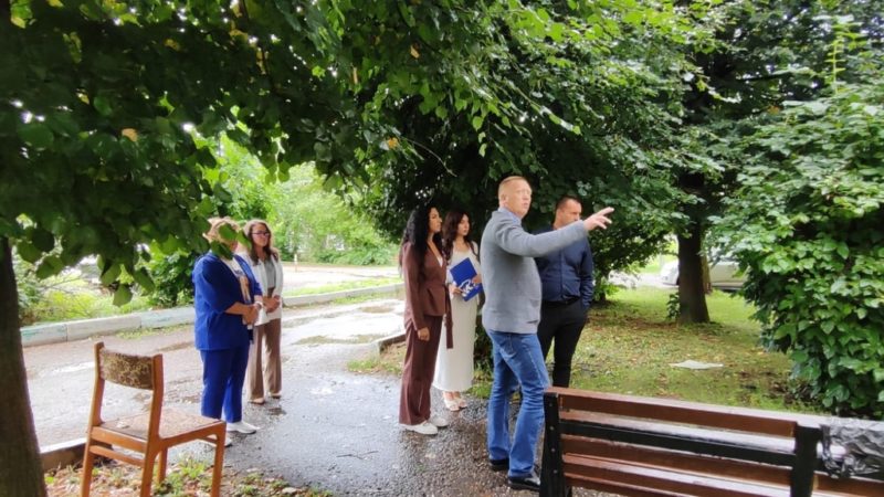 Первый заместитель главы Рузского городского округа Виталий Пархоменко провёл обход в Рузе