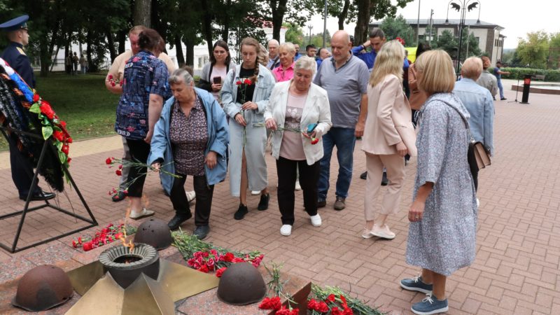 В Рузе прошел памятный митинг