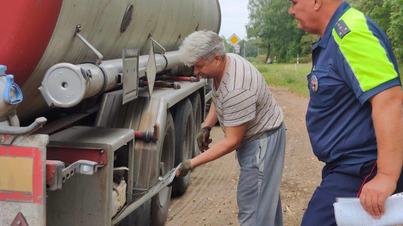 Рузские госавтоинспекторы провели профилактическую акцию с водителями грузовиков  