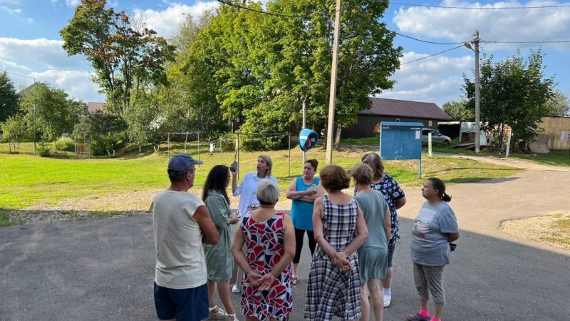 Заместитель главы Рузского городского округа Евгения Моисеева провела осмотр дома на предмет готовности к ОЗП