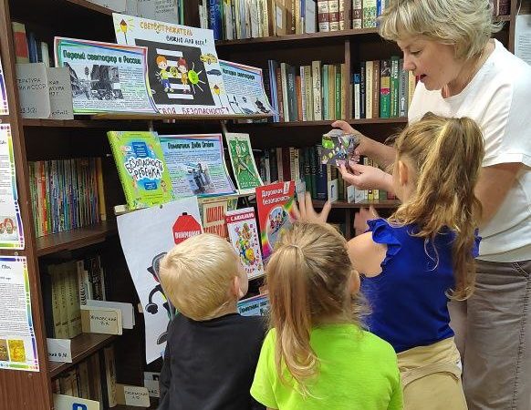 В Поречье ребята вспоминали, как вести себя на дороге