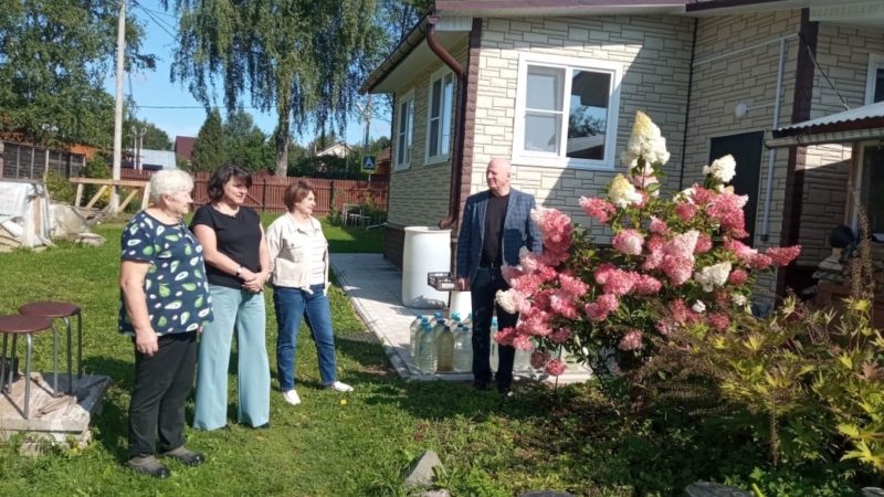 Заместитель главы Рузского городского округа Екатерина Волкова встретилась с мамой военнослужащего Зинаидой Васильевной Мареевой