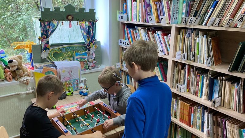 Для юных тучковцев – футбол, «ходилка» и мемо   