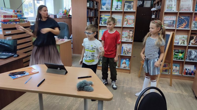 В тучковском клубе English Camp прошло итоговое летнее занятие