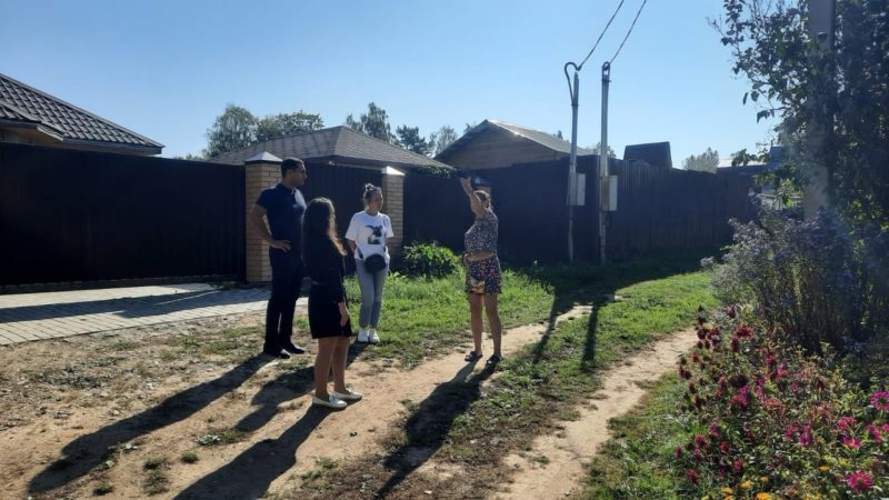 В деревне Нововолково обсудили вопрос улучшения уличного освещения