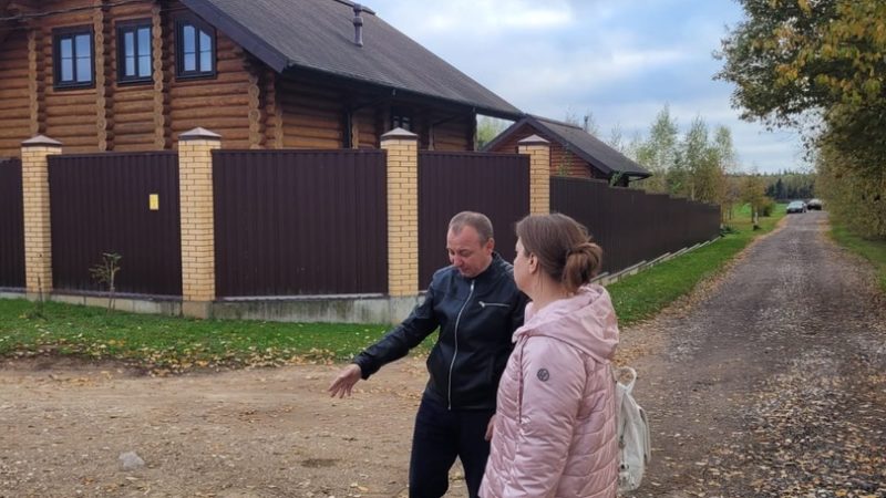 В деревне Горки провели  плановый обход