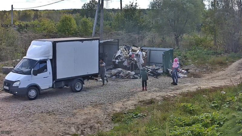 Деятельность «серых возчиков» отходов пресекли в Никольском