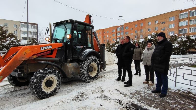 Первый заместитель Главы Рузского округа проверил содержание территории в Рузе