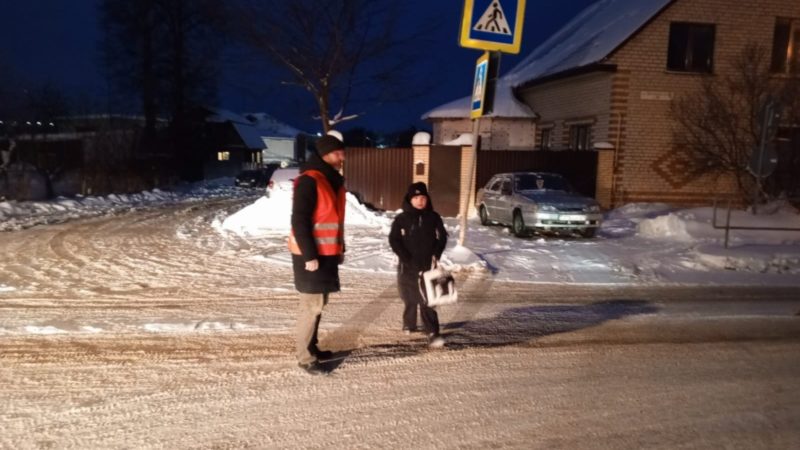 В Рузской школе №2 регулярно проводится акция «Родительский патруль»