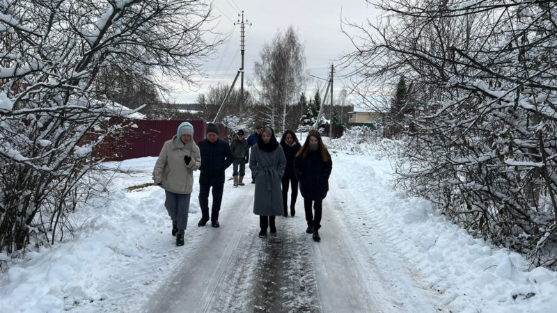 Заместитель Главы Рузского округа провела встречу с жителями деревни Пупки