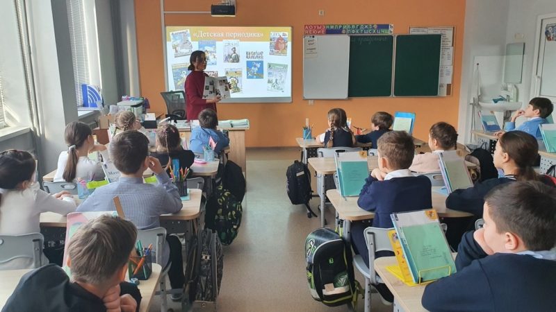 В Тучково провели занятие «Детская периодика»