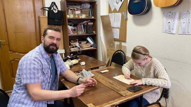 В студии «Ажурная сказка» прошел мастер-класс «Рождественская сказка»