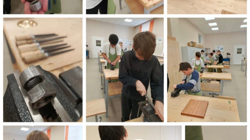 Юные тучковцы закрепили навык обработки заготовок напильником