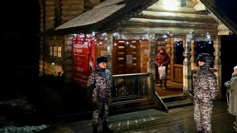 Росгвардейцы обеспечили соблюдение правопорядка во время крещенских празднований