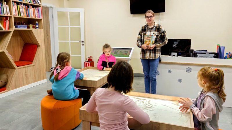 В Рузе прошло занятие в «Песочном городке»