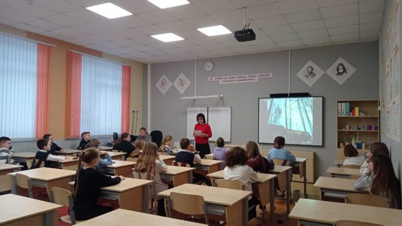 Тучковским школьникам – об освободителях посёлка