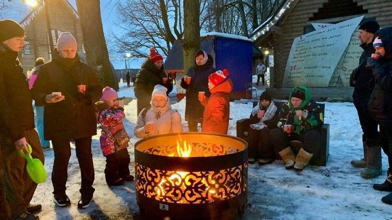 В парке «Городок» прошла анимационная программа «12 месяцев»