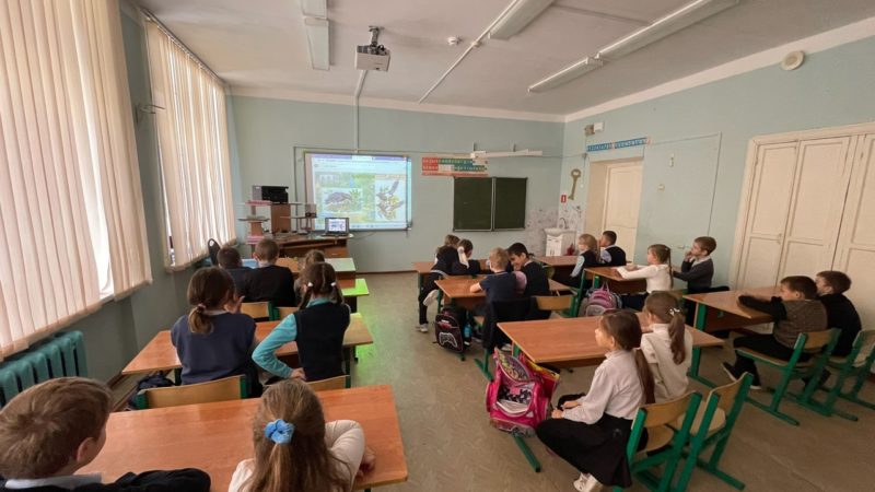 В школе Лидино вспоминали писателя Николая Сладкова