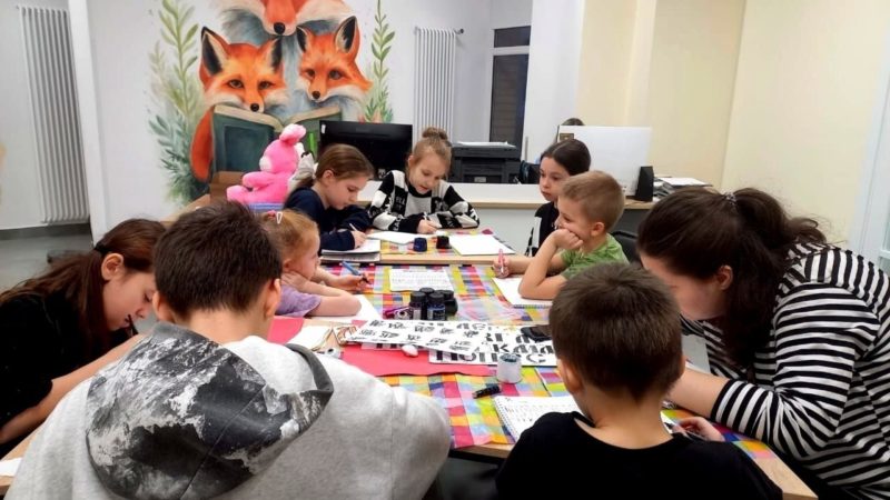 В Рузе прошло занятие по каллиграфии