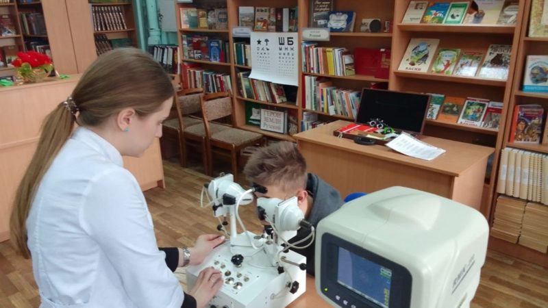 В Тучково продолжается диагностика зрения детям