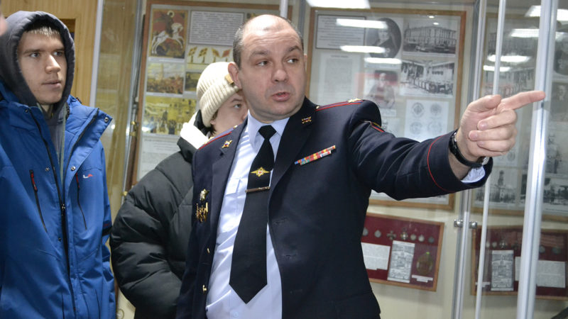 На экскурсии в рузской полиции побывали студенты