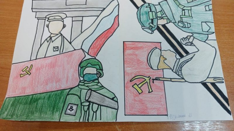 Юные орешковцы приняли участие в патриотической акции