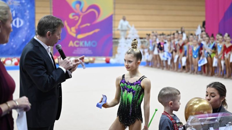 Рузские гимнастки выступили на турнире «Зимний триумф»