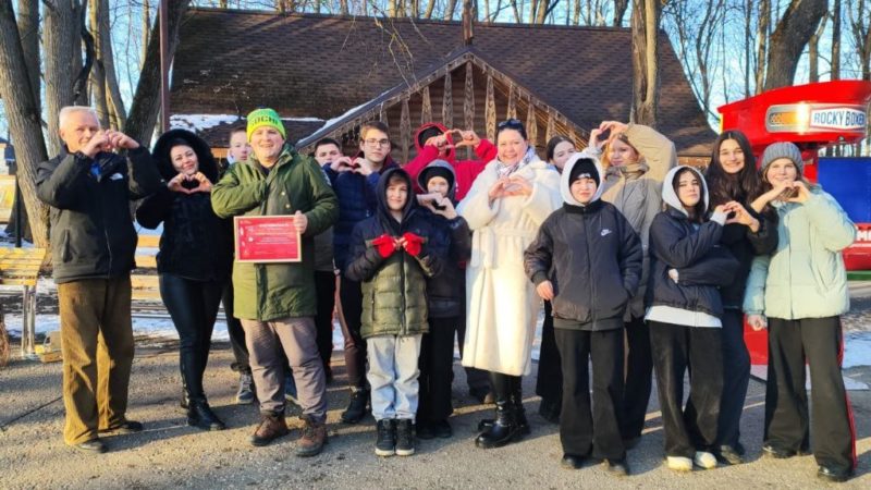 На Городке прошла эстафета «Веселые старты»