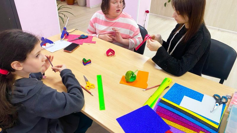 Юные горбовцы учились работать с фоамираном