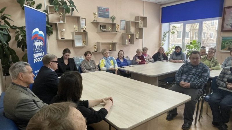 Владимир Вшивцев провел встречу в Рузском районном обществе инвалидов