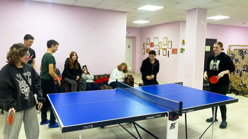 В Горбовском СДК провели соревнования по настольному теннису